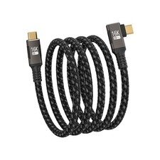 USB C Right Angle Cable 6.6FT 240W Fast Charging Data Video Output picture