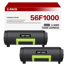 56F1000 Black Toner Cartridge 56F1H00 MS421dn Compatible for Lexmark 56F1000 MS4 picture