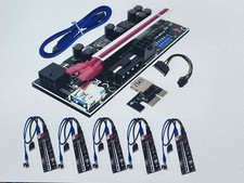 6 Pack PCI-E Riser 010S GPU Riser Adapter Card Pci-Express 1X to 16X Riser Card  picture