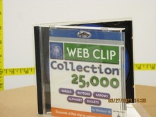 Listing is for the PC CD-ROM ~ Web Clip Collection 25,000 for Windows 95~Softkey picture