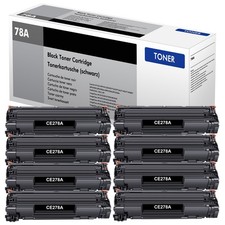 8 Pack CE278A Black Toner Cartridges For HP LaserJet Pro M1536D M1536DN M1536DNF picture