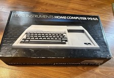 Texas Instruments 99/4A Computer PHC004A Vintage w/ Power Adapter Box picture