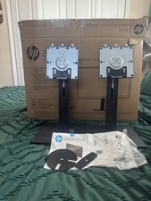 Genuine OEM HP P24h G4 24mh Adjustable Monitor Stands X@x2  with Hardware & Box picture