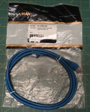 SignaMax Category 6 Patch Cord C6-115BU-5FB Snag-Proof 5ft Blue RJ45 Female Ends picture