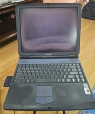 VINTAGE Sony VAIO PCG-F340 Laptop with Power Adapter and Network Card picture