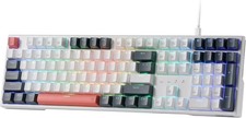 Redragon K668 RGB Gaming Keyboard, 108 Keys Wired Wired, Gemini Eclipse  picture