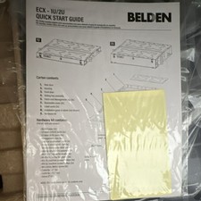 Belden ECX-01U FiberExpress ECX 1U Fiber Patch Panel Housing 19