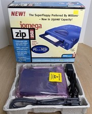 IOMEGA ZIP 250 MB EXTERNAL SCSI ZIP DRIVE FOR MAC POWERBOOK VTG RETRO NOB 10933 picture