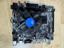 Intel LGA 115x Micro ATX DDR3 Motherboard With CPU And Cooling Fan picture