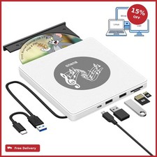 BUNUD Ultra-Slim External CD DVD Drive for Laptops picture