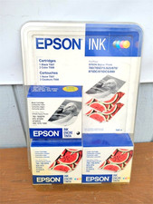 Epired Genuine Epson Ink (1) Black T007 & (2) Color T008 Set picture