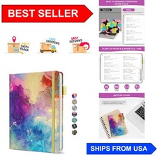 Sleek 136-Page Password Notebook with Elastic Closure - Stay Organized Easily picture