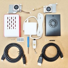 Raspberry Pi 5 Combo Kit Set (FREE EXTRA CASE) Metal Case Pi5 Power HDMI cables picture