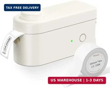 Makeid L1-C Smart Label Maker Machine with Tape - Mini Bluetooth Label Maker, Po picture
