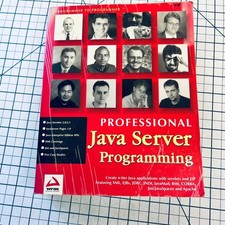 Wrox Professional Java Server Programming Book '99 Vintage Computing Application picture
