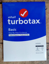 2022 intuit TurboTax Basic PC Mac CD Download Federal Returns + Federal E-File picture