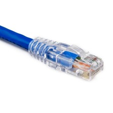 Weltron 90C6CBBL015 Cat6 Snagless Patch Cable Blue 15' picture