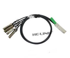 5m 10GB-4-C05-QSFP Extreme Networks Compatible 40G QSFP+ to 4x10G SFP+ DAC picture