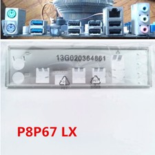 Original For Asus P8P67 LX Shield I/O IO Rear Baffle Backplate Motherboard picture