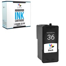 Black Color CMYi Ink Cartridges Lot for Lexmark 36 and 37 for X and Z Series picture