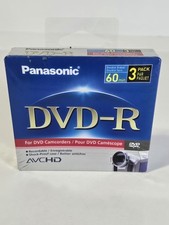 Panasonic DVD-R Mini 5 Pack For Camcorders 30 Mins AVCHD *NEW SEALED* picture