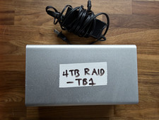 G-Technology G-RAID 4TB Thunderbolt Dual External RAID 0G02289  Low Hours Tested picture