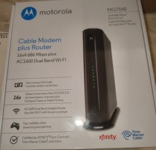 Motorola MG7540-10 16x4 Cable Modem - GREY picture