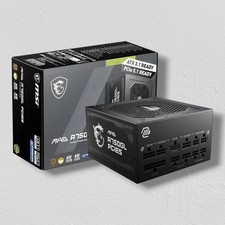 MSI MAG A750GL PCIE 5 750W ATX 3.1 Full Modular 80 Plus Gold Gaming Power Supply picture