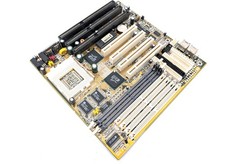 Untested Biostar M5ATA REV 1.0 Socket 7 Motherboard Vintage picture