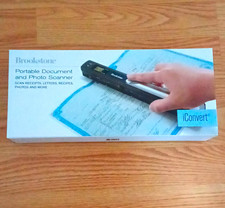 Brookstone iConvert Portable OCR Document & Photo Scanner 600 dpi USB Letter picture