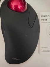 Nulea M505 Wireless Ergonomic Trackball Mouse, Rechargeable, Bluetooth or USB picture