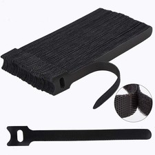 Nettbe 60 PCS 6 Inches Reusable Cable Ties, Adjustable Cord Straps Wire Organ... picture