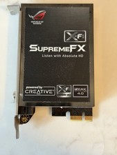 ASUS ROG SupremeFX X-Fi 7.1 Surround Sound PCIe Audio Card Creative X-Fi — EAX 4 picture