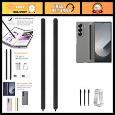 2 PCS S Pen for Galaxy Z Fold 6 & 5 - Slim 1.5mm Tip, 4096 Pressure Levels, Blac picture