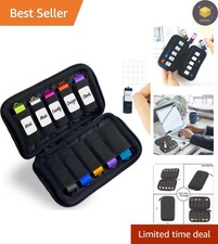 Sleek Black USB Storage Solution - 10 Slots for Easy Access & Organization picture