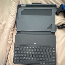 Logitech Logi Keyboard Folio Case for Apple iPad 10.2in w/ Stand, Gray picture
