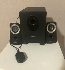 Logitech Z313 2.1 Channel Wired Speaker System w/ Subwoofer Control Pod Black picture