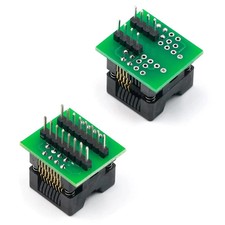 SOP8 to DIP8 IC Socket Adapter - PCB Converter Board for Programming & Testing. picture