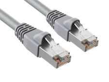 100ft Cat6 Shielded Ethernet Network Patch Cable STP Snagless 24AWG Bare Copp... picture