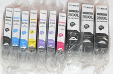 Tekmall Lot of 10 Ink Cartridges Sealed In Package 280 XXL / 281 XXL picture
