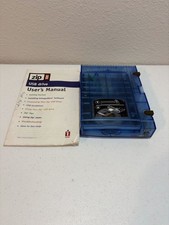 Iomega Zip 100MB External USB Drive Z100USB Blue Tested With USB Cable PC Mac picture