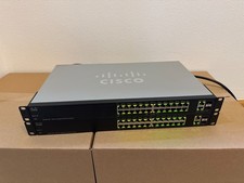 2 Cisco SG200-26P 26-Port Gigabit PoE Smart Switch 100W Budget — Used Tested picture
