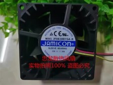 1PCS JF0838B1SA-R 8038 DC12V 1.34A 8CM 3-Wire Silent Cooling Fan picture