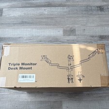MOUNTUP Triple Monitor Stand Mount 3-Monitor Desk Mount, 27-inch picture