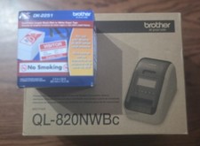 NEW BROTHER QL-820NWBc ULTRA FLEXIBLE LABEL PRINTER W/ MULTIPLE CONNECTIVITY picture