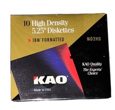 KAO High Density 5.25” Diskettes picture