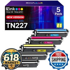 E-Z Ink TN227 High Yield Toner Cartridge 4-Pack BK/C/M/Y picture
