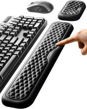 Wrist Rest for Keyboard and Mouse, Computer Ergonomic Wrist Support Pad, Soft Me picture