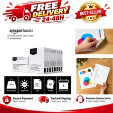 Amazon Basics Multipurpose Copy Printer Paper 8.5x11 Letter 20 lb Bright White picture