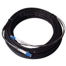 100M Outdoor Field Fiber Patch Cord LC to LC UPC SM 9/125 Duplex Fiber Cable picture